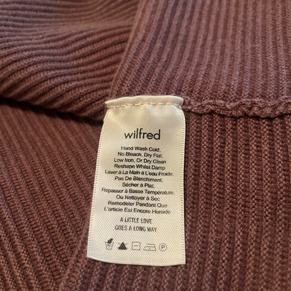 Wilfred Cashmere Silk Blend Sweater Dress- Medium - Picture 7 of 8